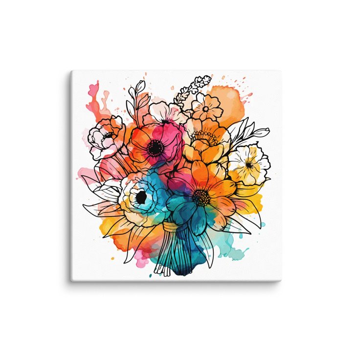 Floral Fusion Canvas Wall Art product image (6)