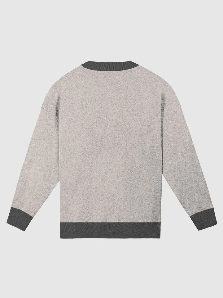 Floral Pekingese Knitted Crewneck Sweater Relaxed Fit product image (7)