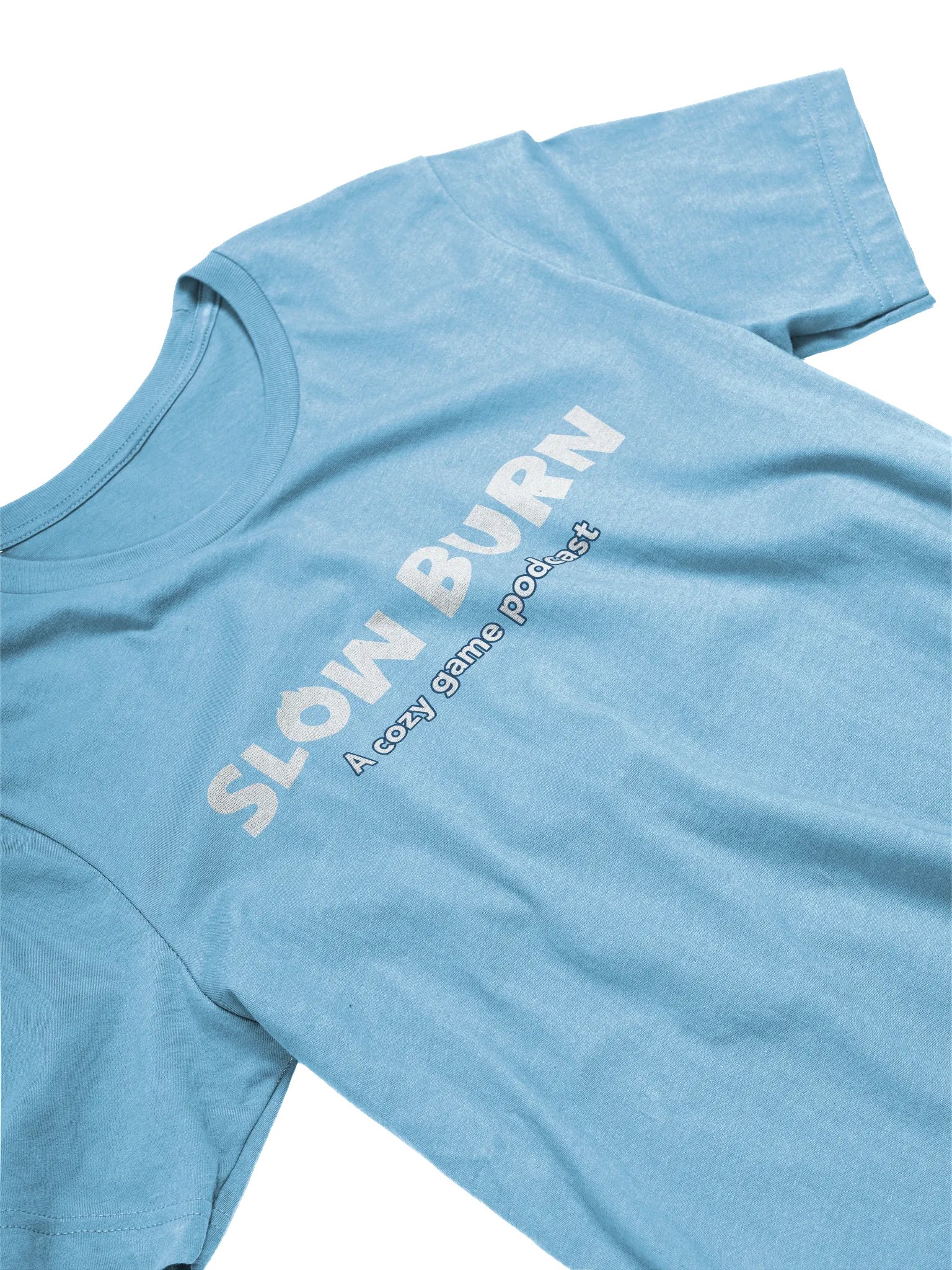 Slow Burn Logo Tee - White Text product image (4)