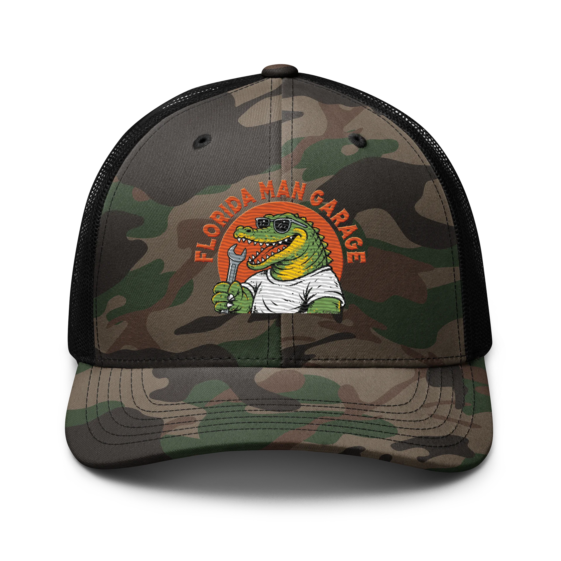 Florida Man Garage Camo Hat product image (1)