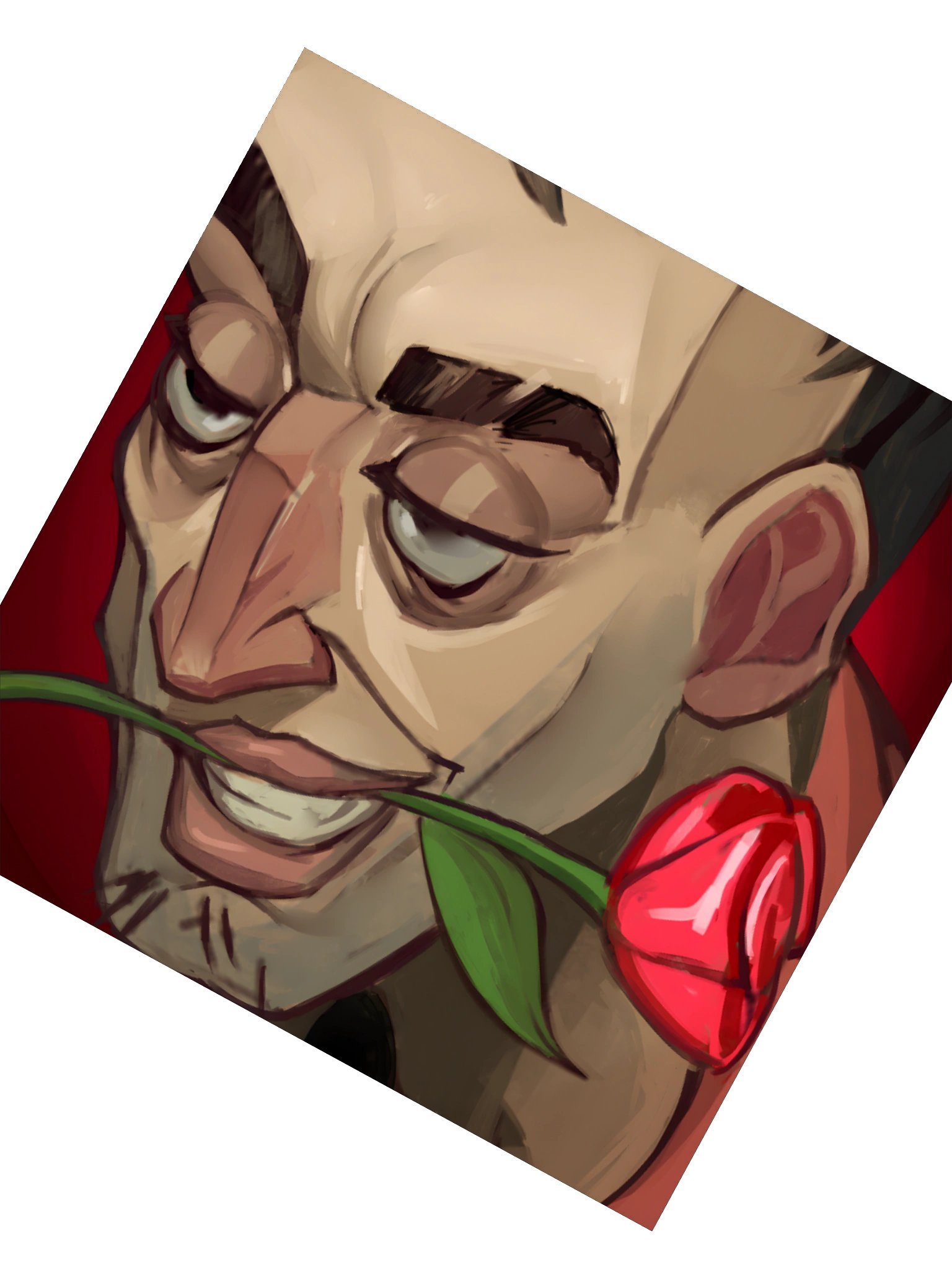 Radek with a Rose Sticker product image (2)