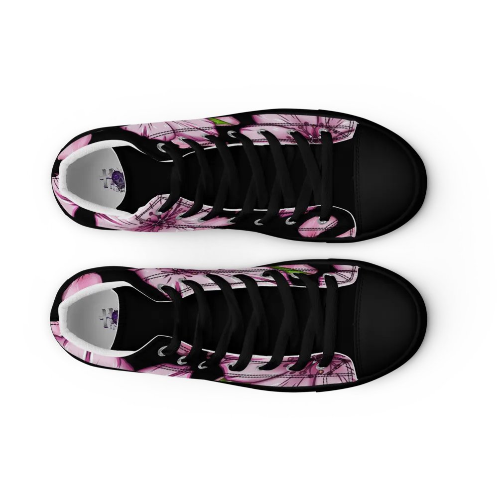 Blossomz & Petalz - Women's High Tops Canvas Shoes product image (9)