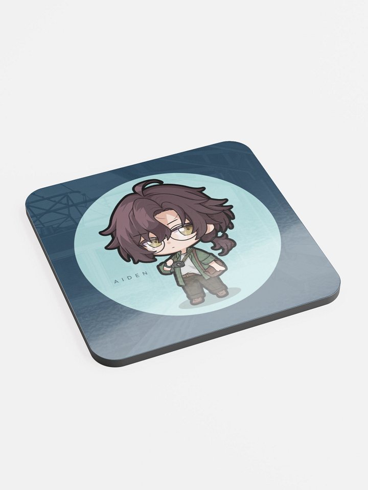 Aiden Glossed Cork Coaster product image (2)