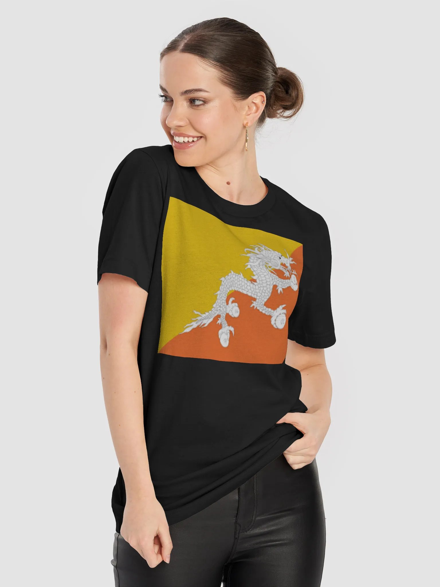 Exclusive Bhutan Flag Unisex T-Shirt - Supersoft Tee product image (9)