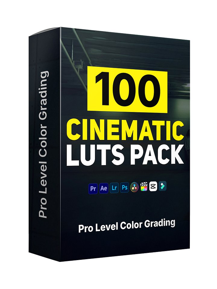 100 Cinematic LUTs Pack product image (1)