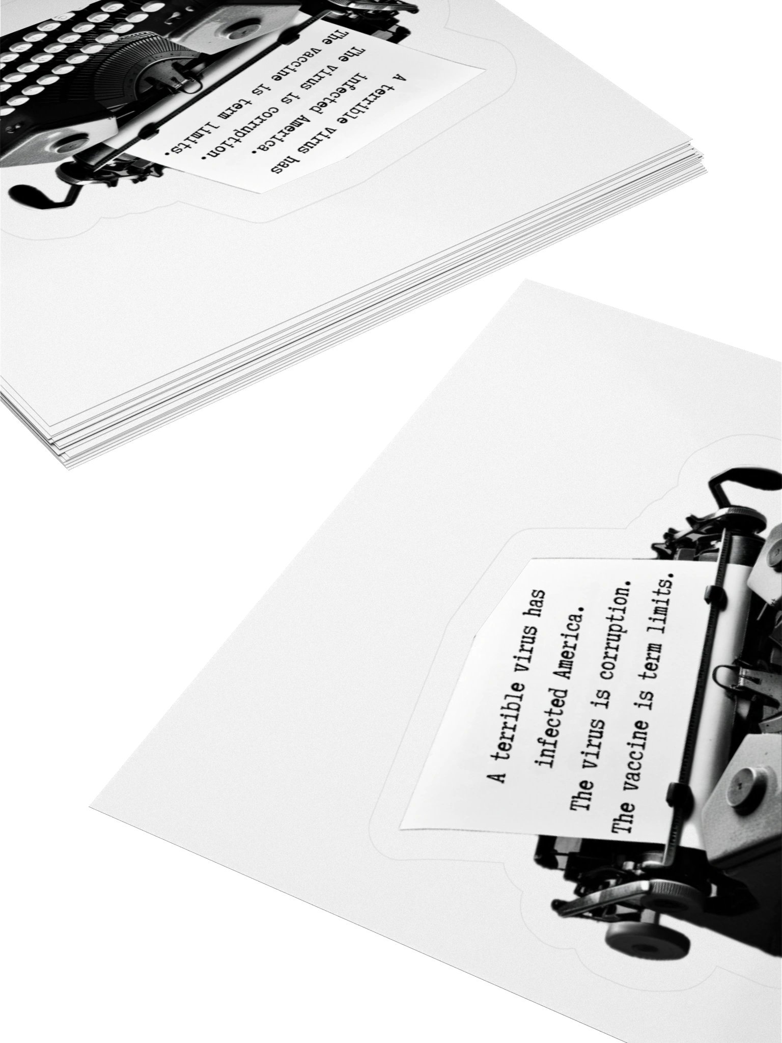 Term Limits Typewriter Sticker Set product image (12)
