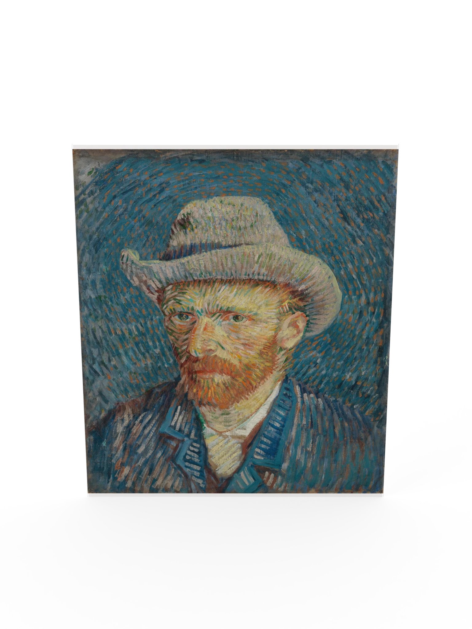Van Gogh, Self-Portrait with Grey Felt Hat (1887) Fine Art Print product image (33)