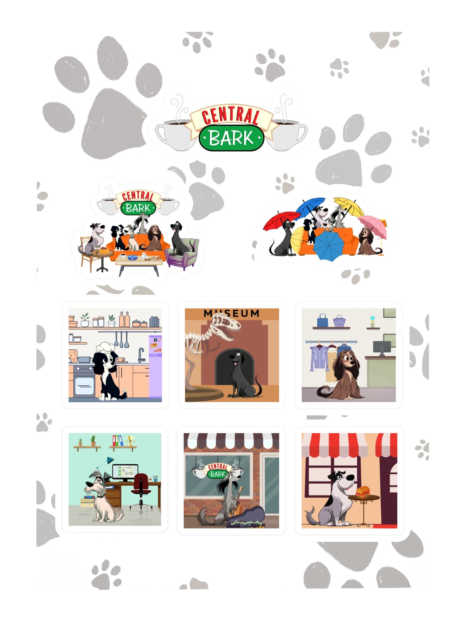 CENTRAL BARK - STICKER SET product image (3)