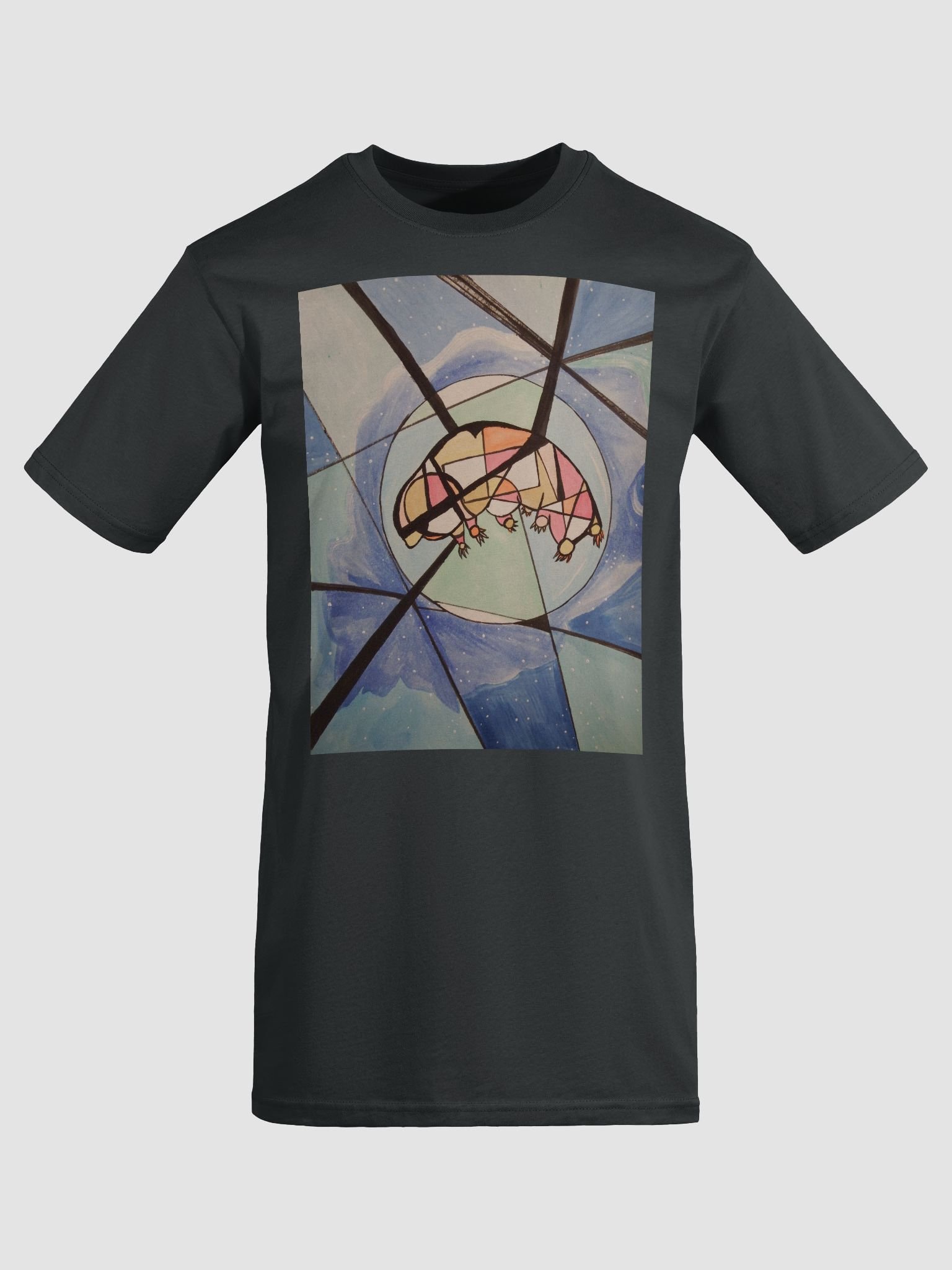 Cubism Painting: The Dream of a Tardigrade Cotton Heritage Men's Premium Heavyweight Tee by Cotton Heritage product image (1)