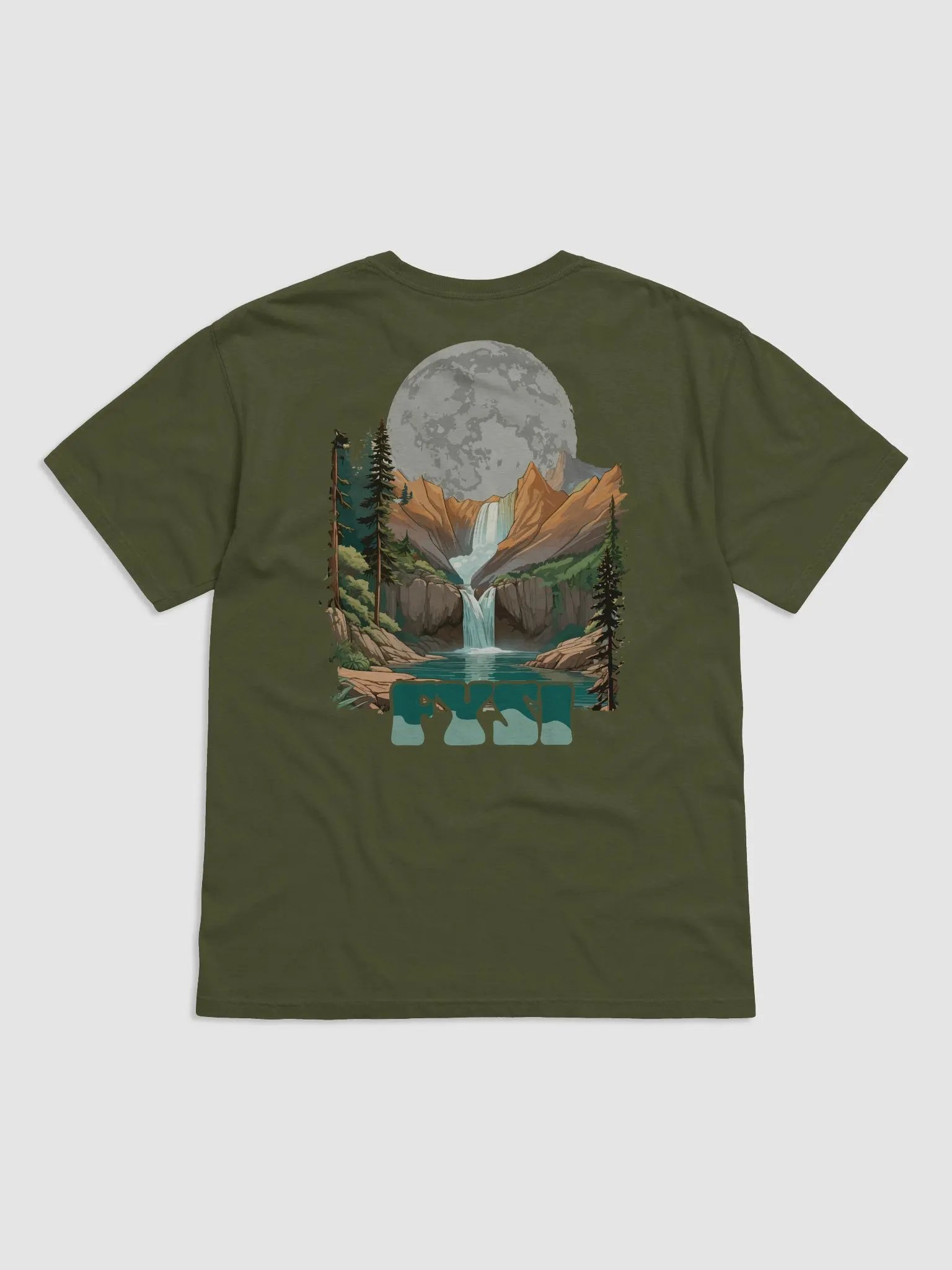 Lunar Cascade Organic Cotton T-Shirt product image (2)