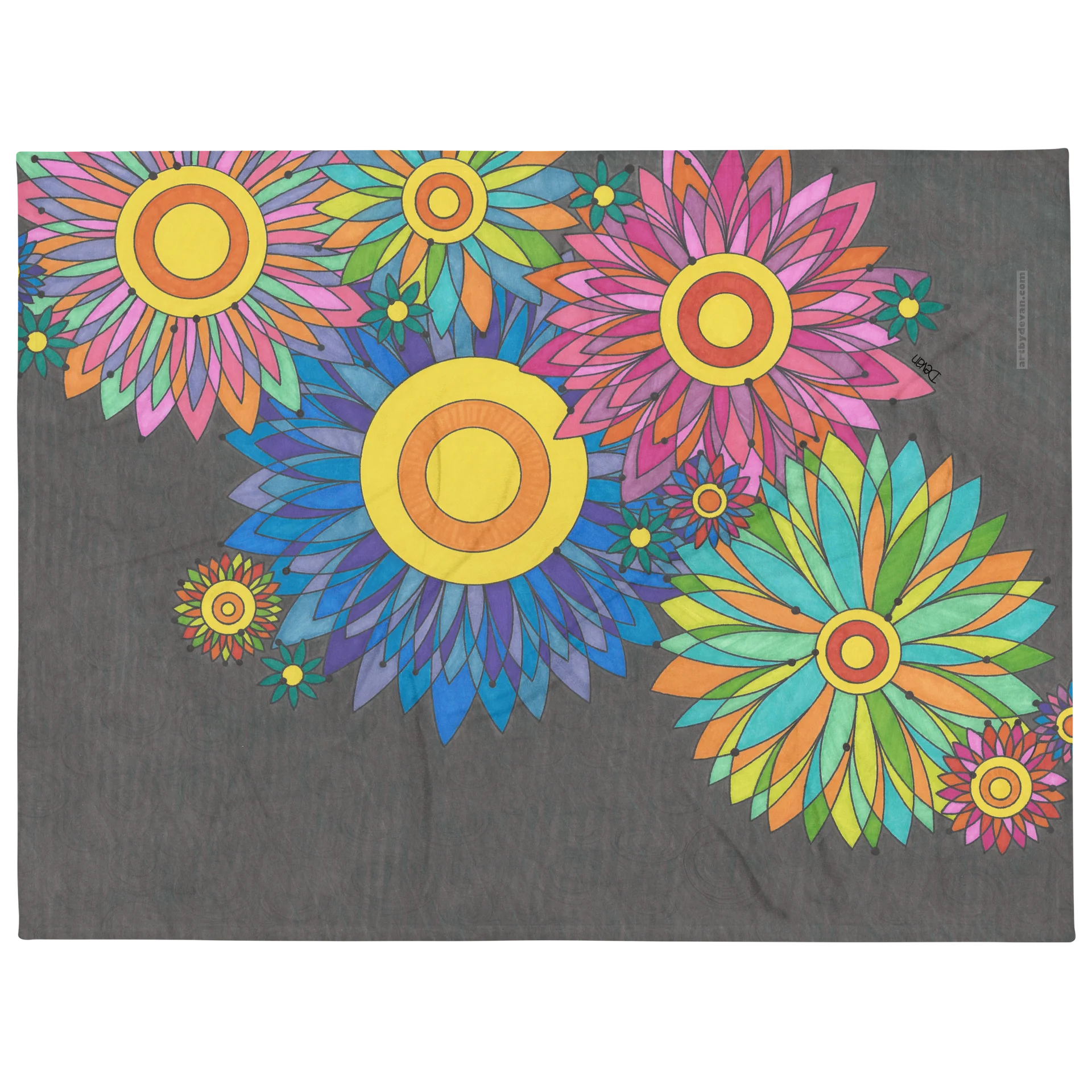 Fractal Flowers Blanket product image (2)