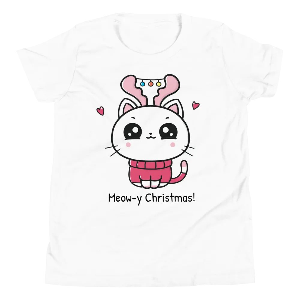 Whimsical Kitty Dreams Youth T-Shirt product image (5)