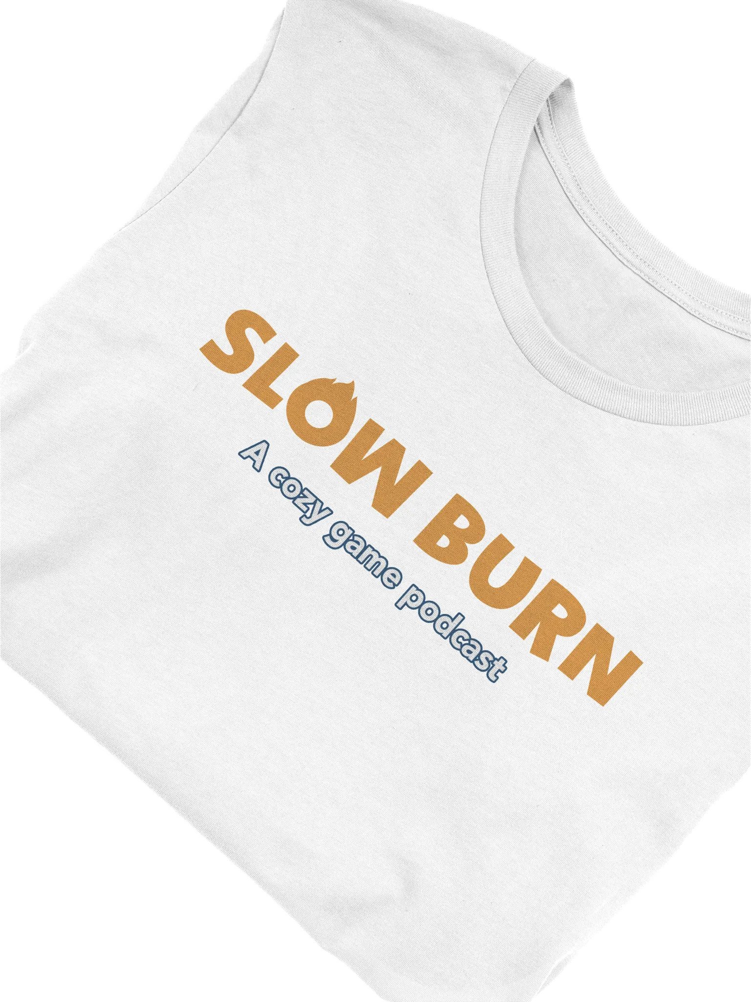 Slow Burn Logo Tee - Orange Text product image (1)