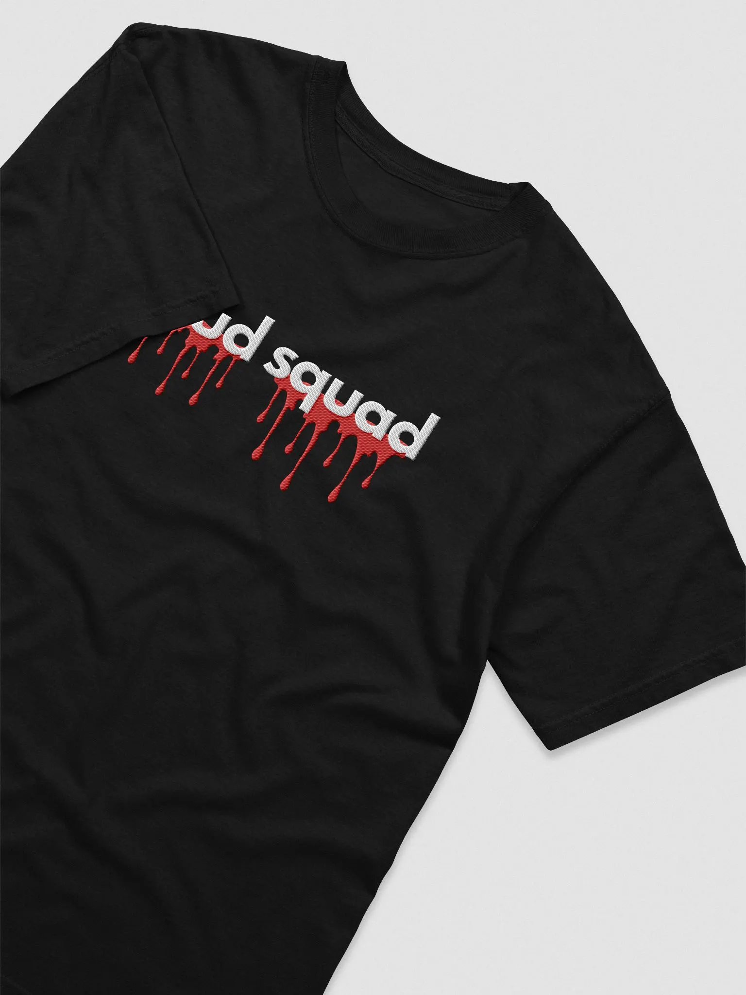spud squad bloodscript embroidered tee product image (3)