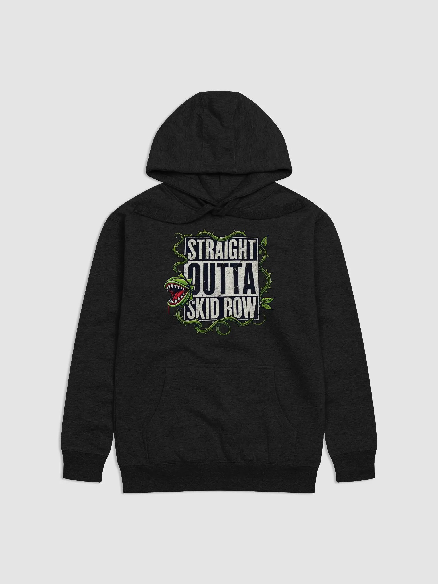Straight Outta Skid Row Little Shop of Horrors Hoodie – Unisex Premium Fleece Pullover product image (1)