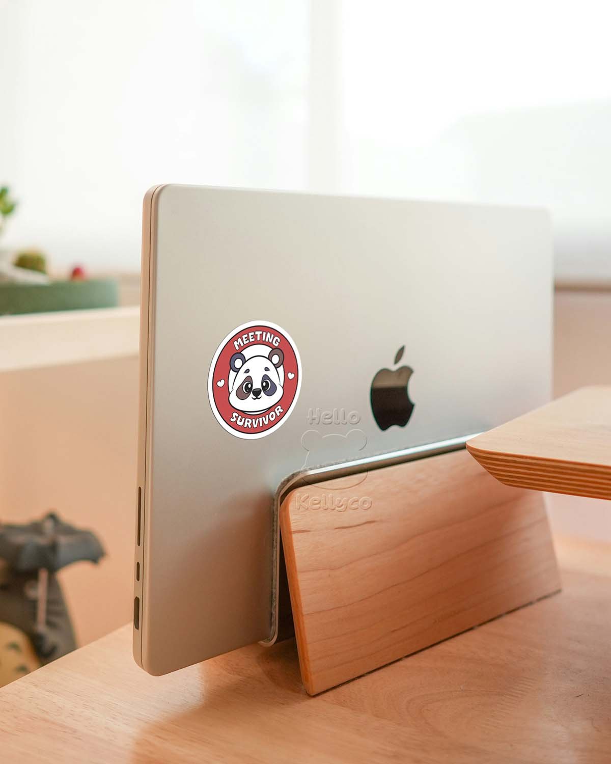 Meeting Survivor - Office Humor Round Vinyl Sticker product image (2)