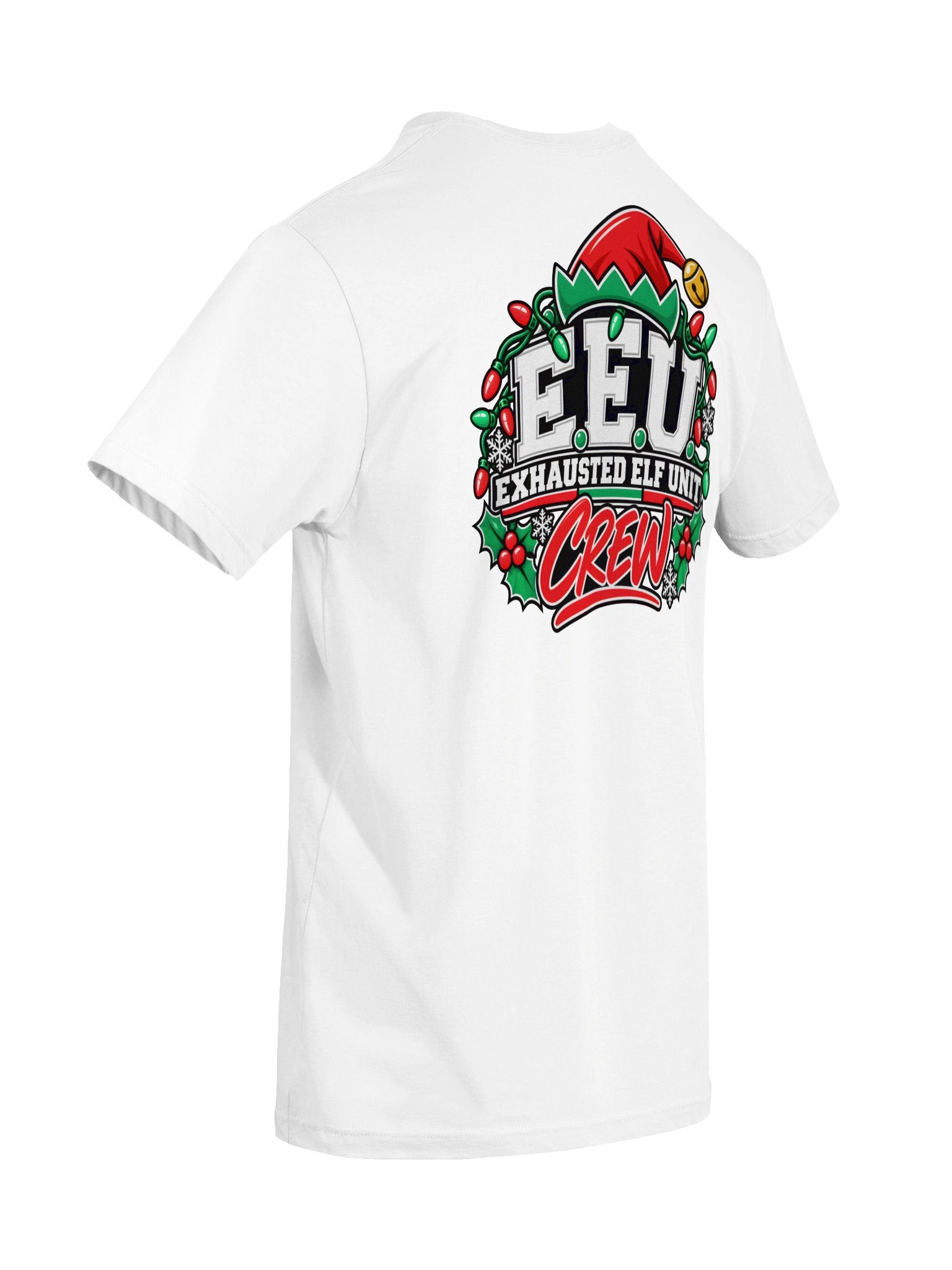Exhausted Elf Unit Crew Men's Tee | White product image (8)