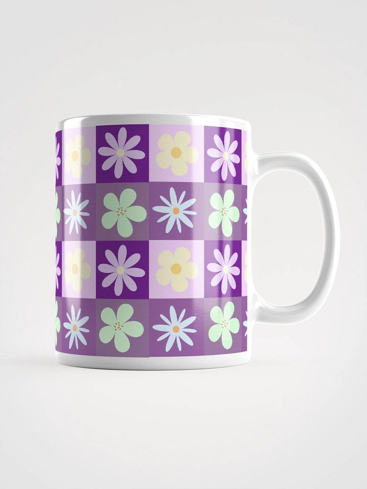 Mauve Floral Pattern Mug product image (2)