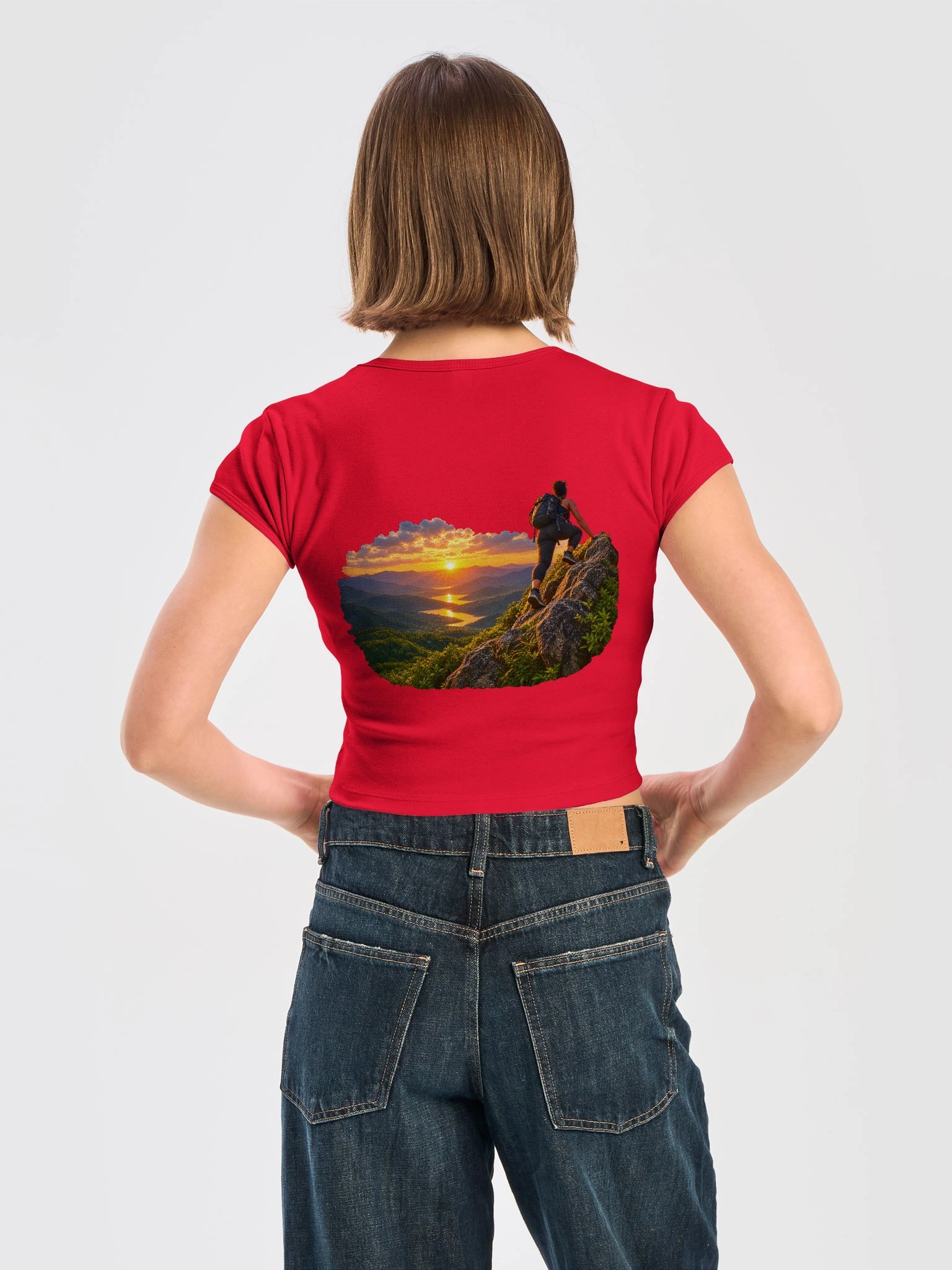Best View Gold Quote Baby Tee product image (4)