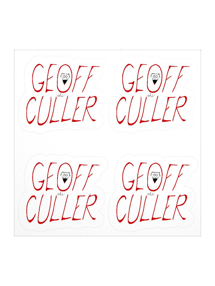 Geoff the Culler Mini-4 Stickers product image (1)