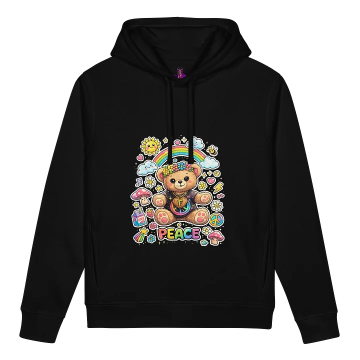 Peaceful Fayzie & Bobzie Organic Hoodie – Wear The Calm by FayzieBobs product image (1)