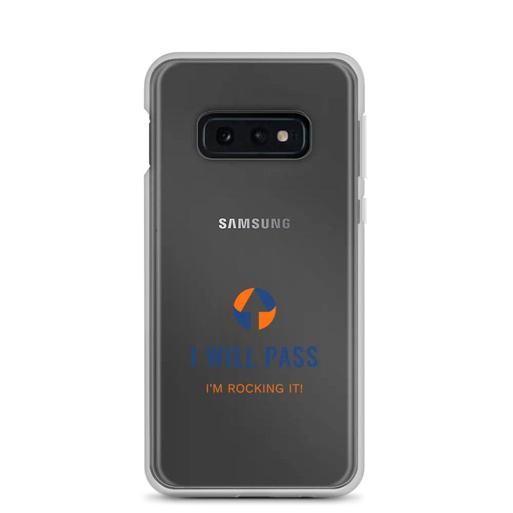 I WILL PASS Clear Samsung® Case product image (3)