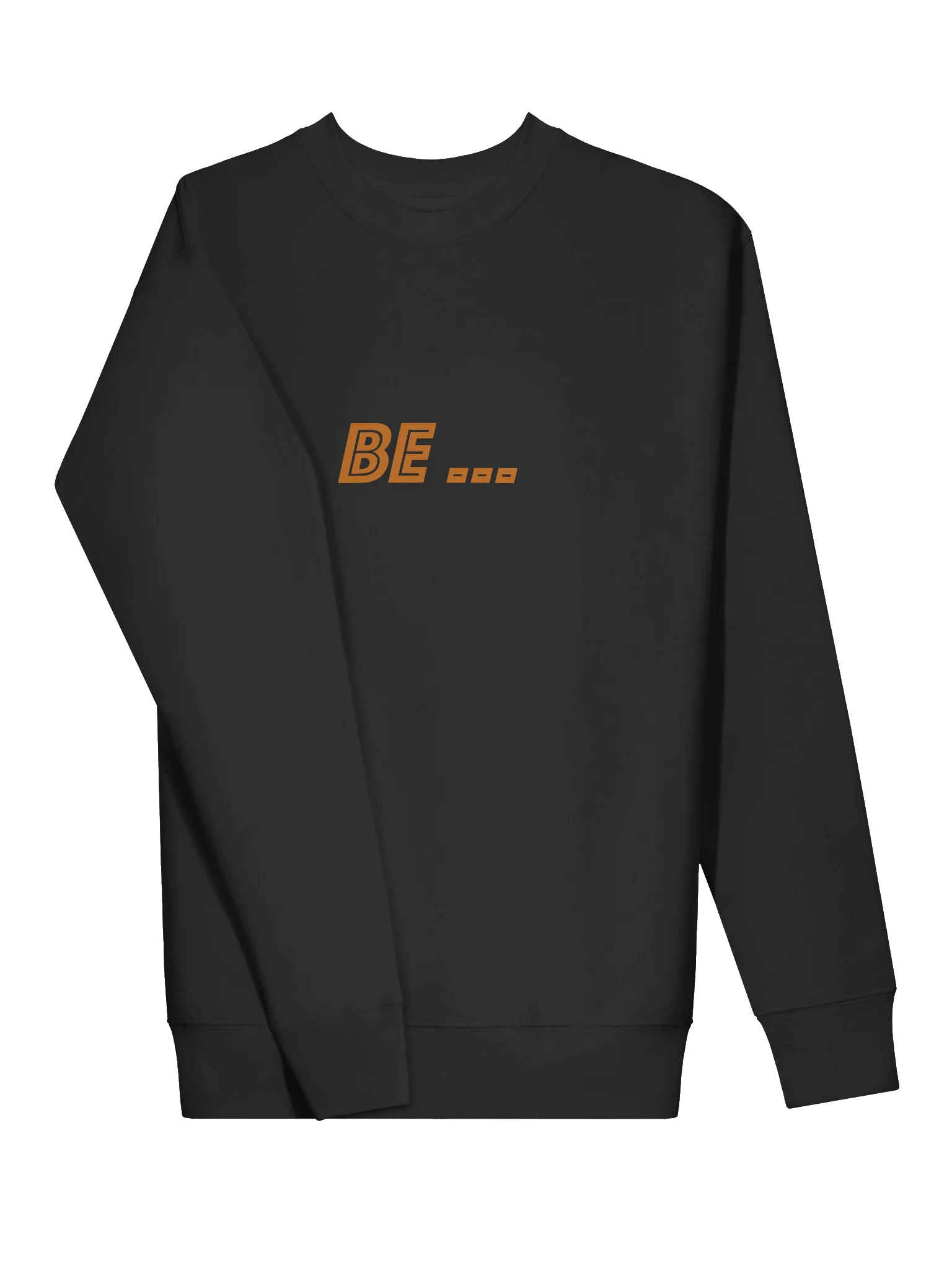 Bold Orange Letter Printed Premium Sweatshirt product image (12)