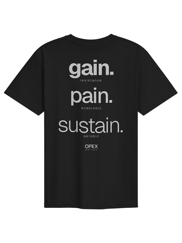 Gain. Pain. Sustain. | OPEX Training Model Tee product image (9)