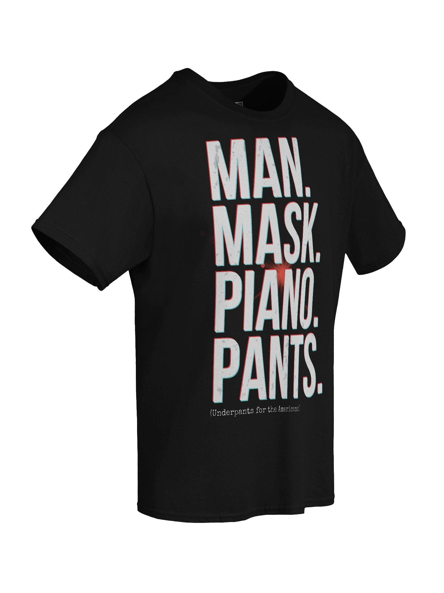 *BRAND NEW* Man. Mask. Piano. Pants. T-shirt (version 1) product image (6)