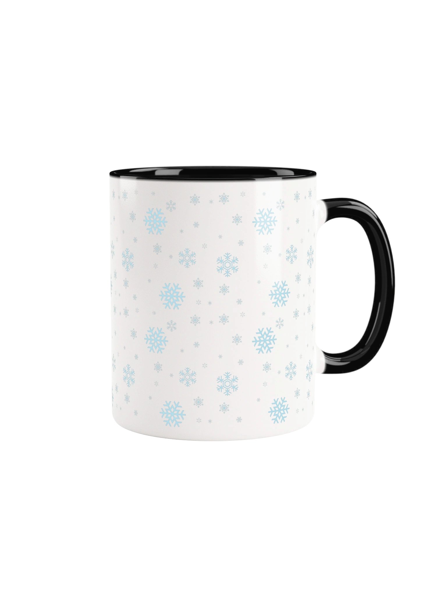 Blue Snowflake Pattern Color-Inside Mug product image (9)