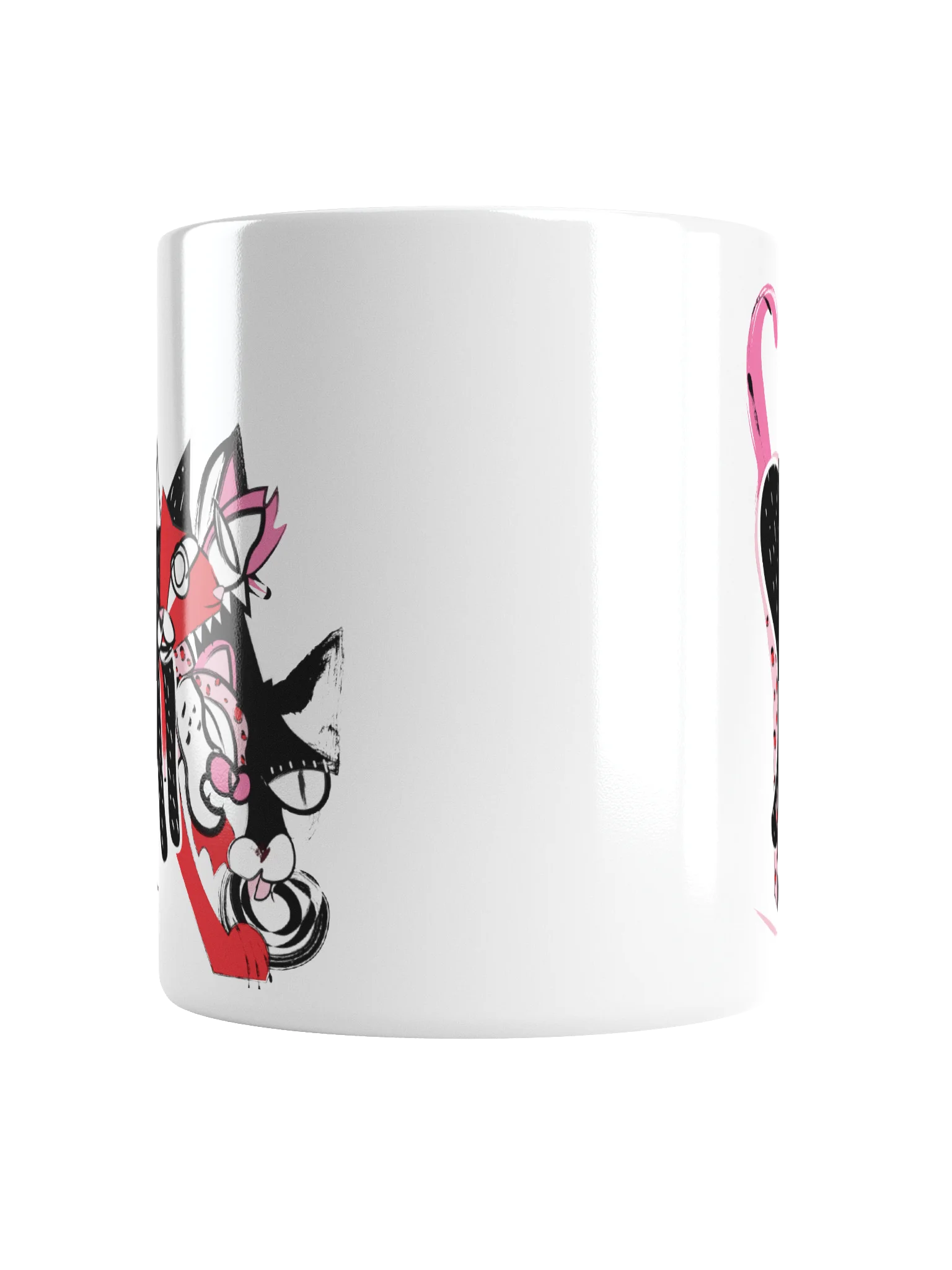 Mug Kaleido Cat - Pink Red product image (6)