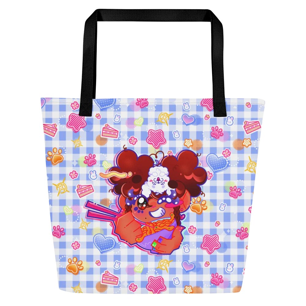 RamenDoodlesCafe Cartoon Tote Bag product image (2)