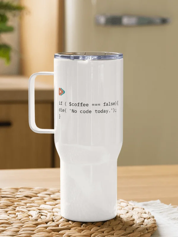 If Coffee - Travel Mug product image (7)