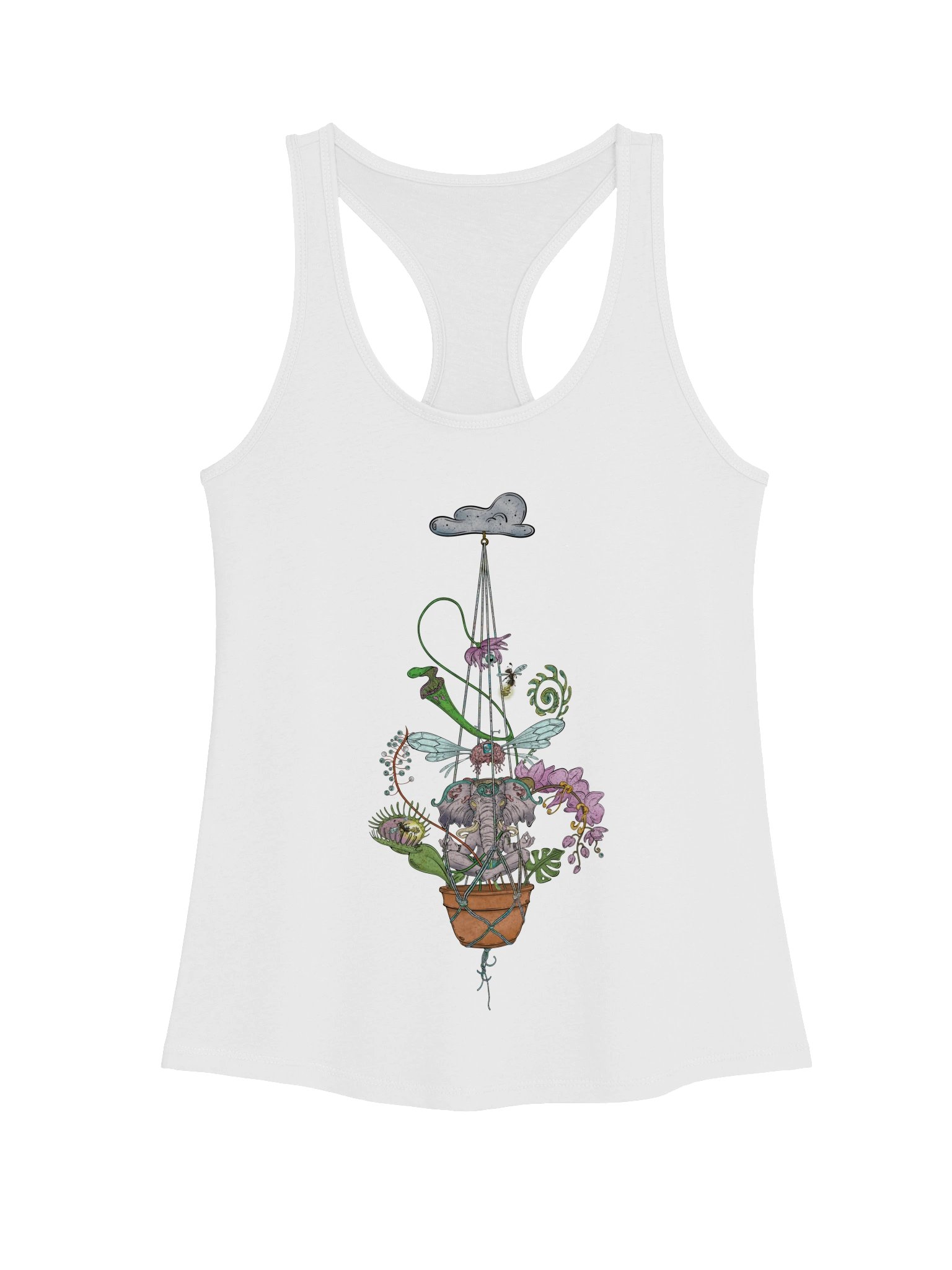 Hangdown - Next Level Women's Racerback Tank Top product image (32)