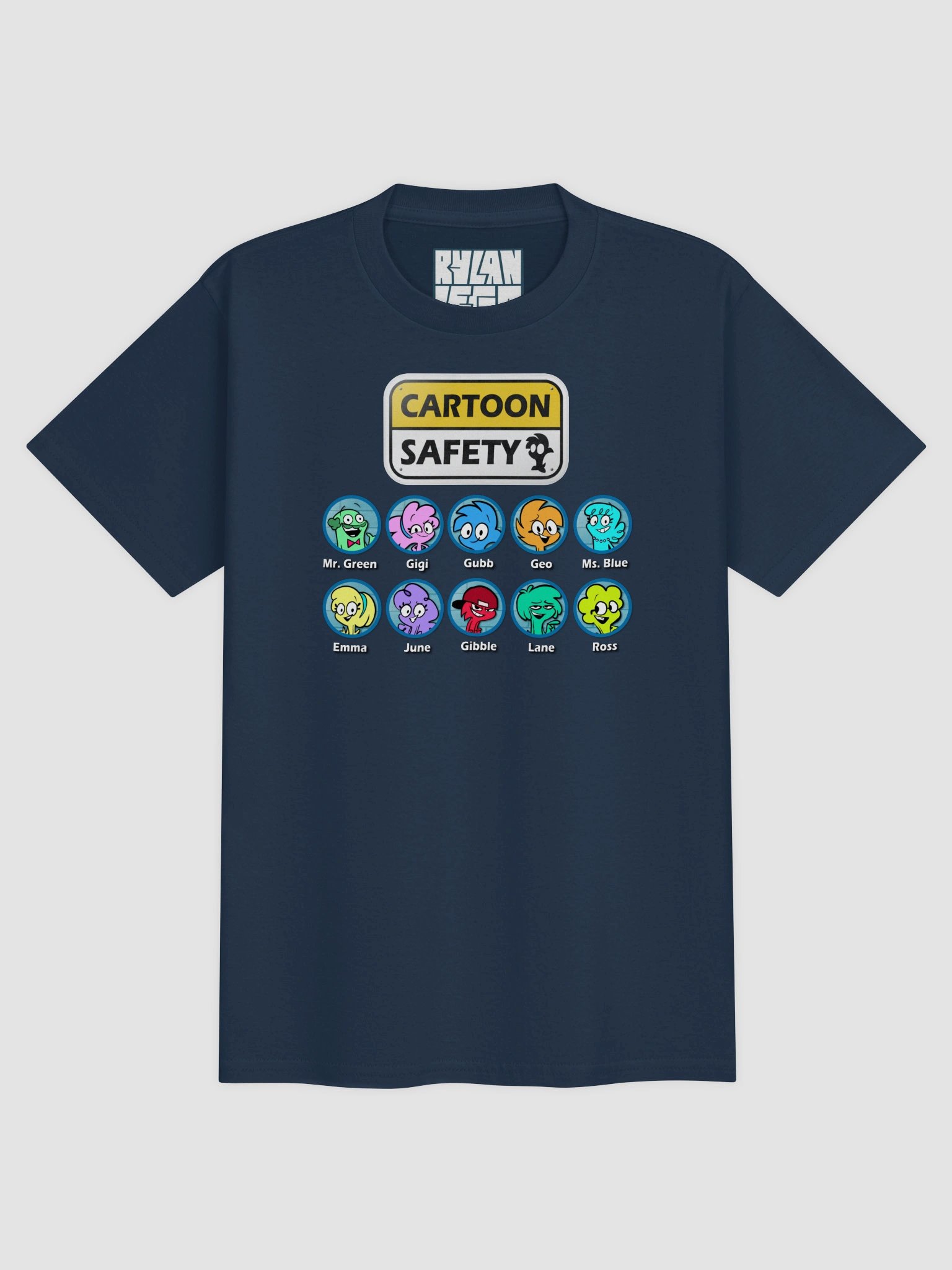Cartoon Safety - Students and Staff Youth T-Shirt product image (1)