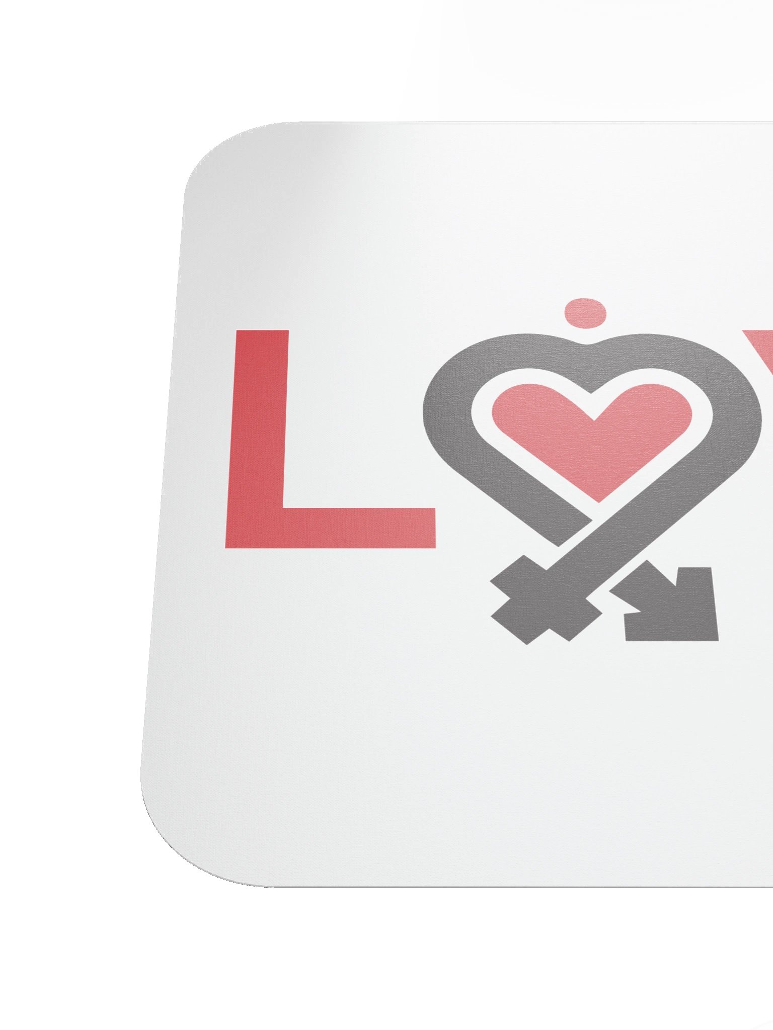 L2A 2025 Logo Small White Mousepad product image (7)