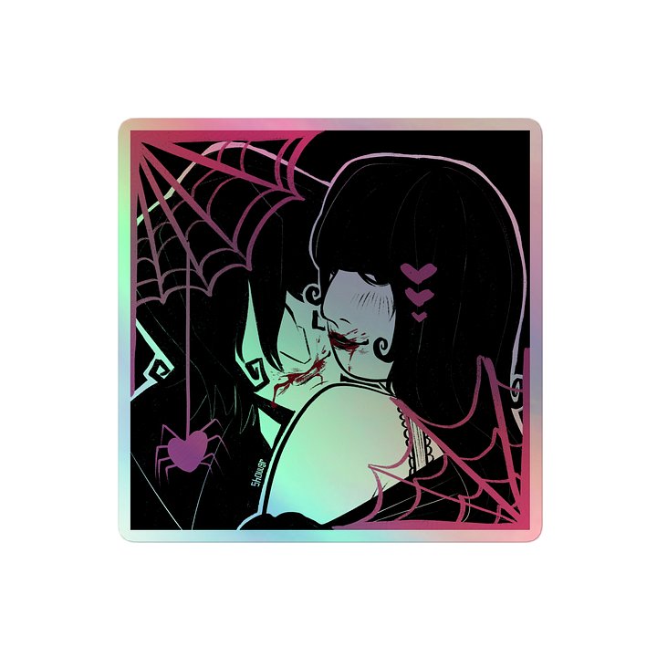Eema & Dia (Valentine 2025) -- Holographic Sticker product image (2)