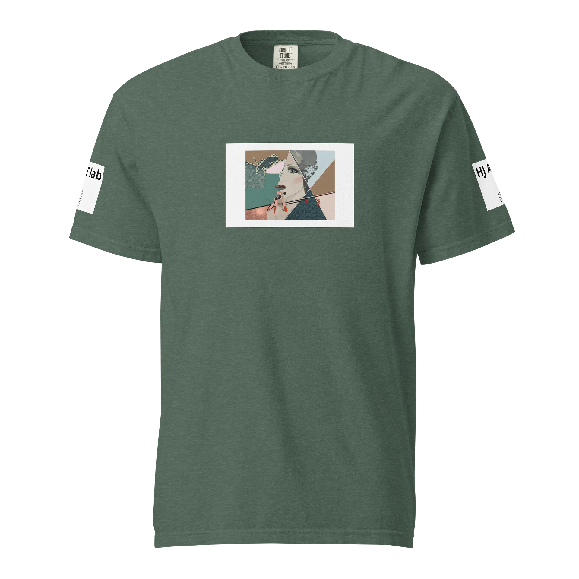 Abstract Geometric Face Artwork Tee product image (1)