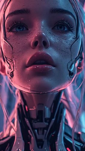 Cyborg woman portrait 
•
#cyborgirl #aiart #cyborg #graphicdesign #Sociografico