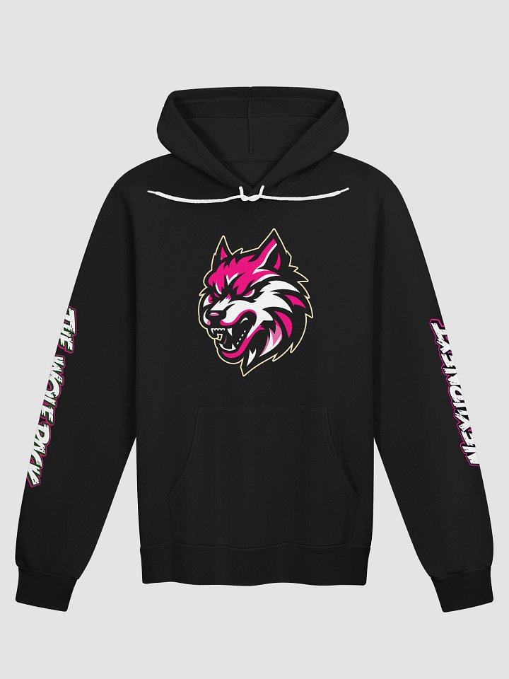 Wolf Pack Hoodie | Black & Pink product image (1)