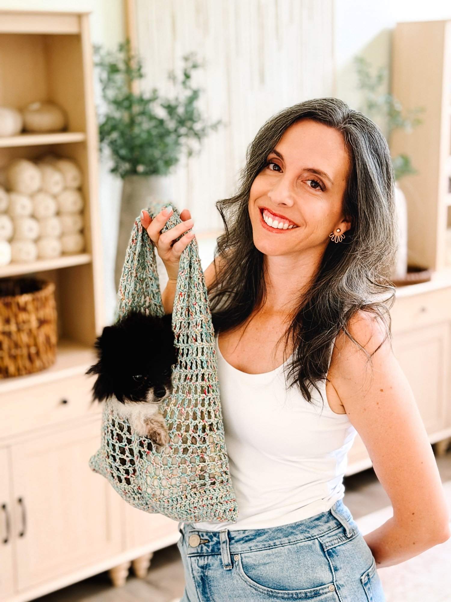 Knotted Mesh Crochet Bag Pattern product image (7)