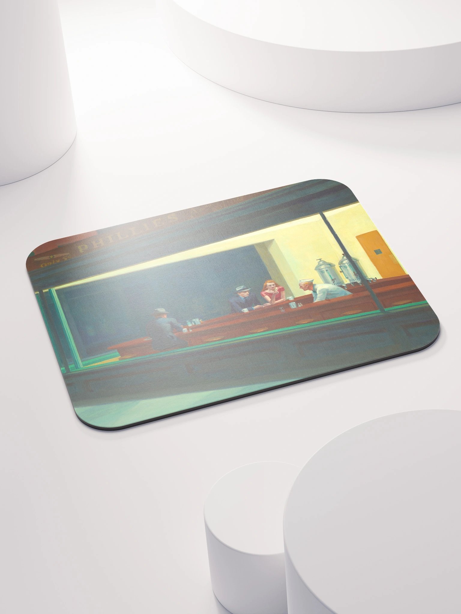 Edward Hopper – Nighthawks Mouse Pad product image (4)