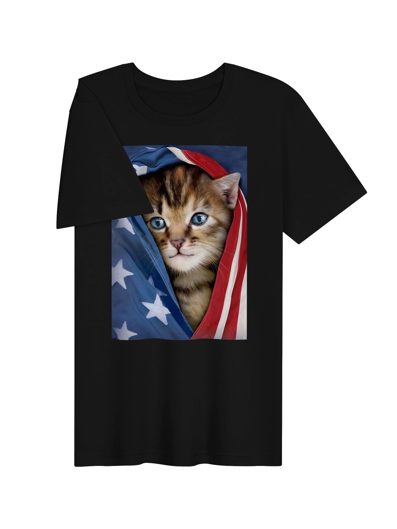 Patriotic Kitten Stars & Stripes Tee product image (25)