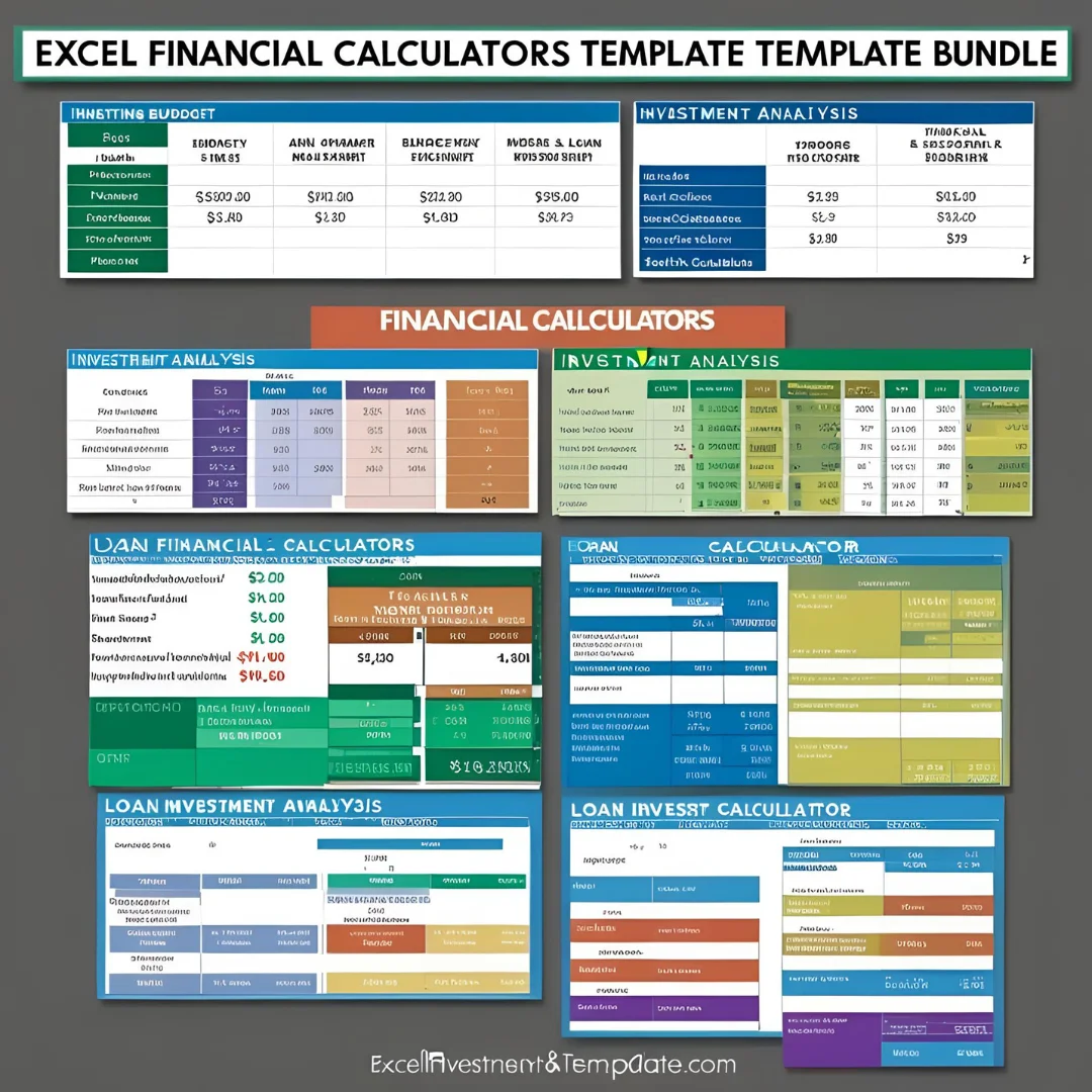Excel Financial Calculators Template Bundle product image (2)