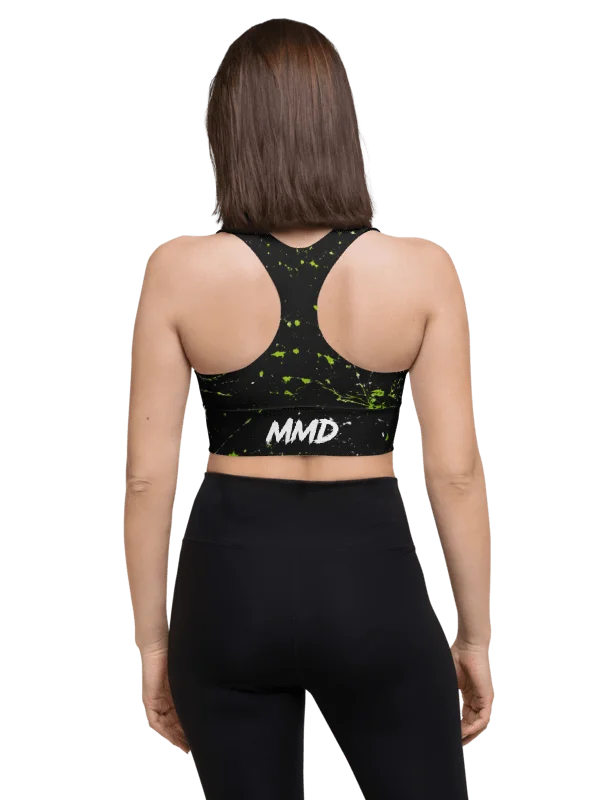 Neon Crack MMD Longline Sports Bra product image (4)
