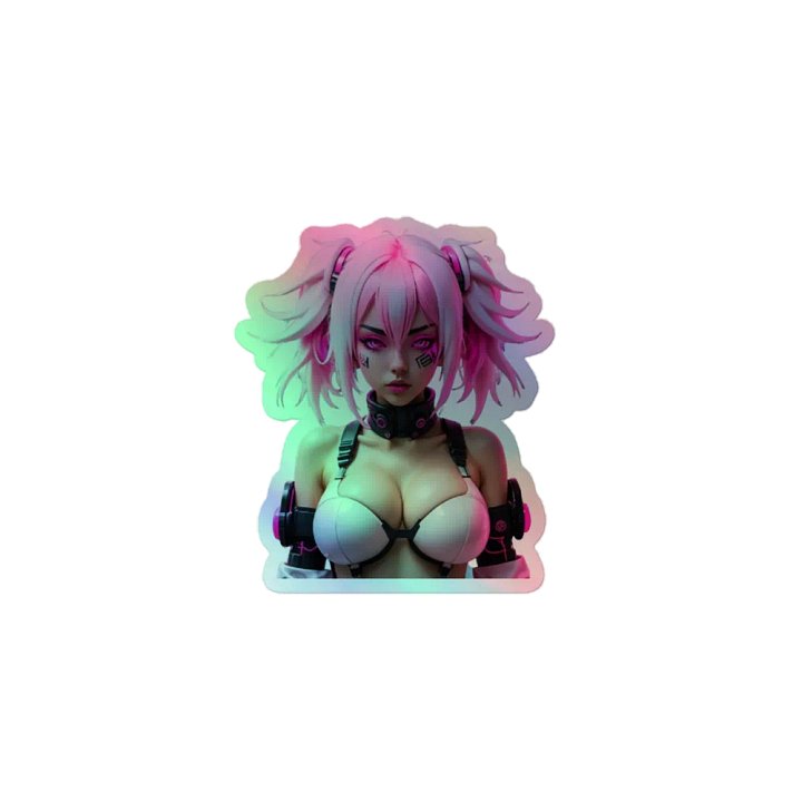 Cyberpink Holographic Sticker Set product image (1)