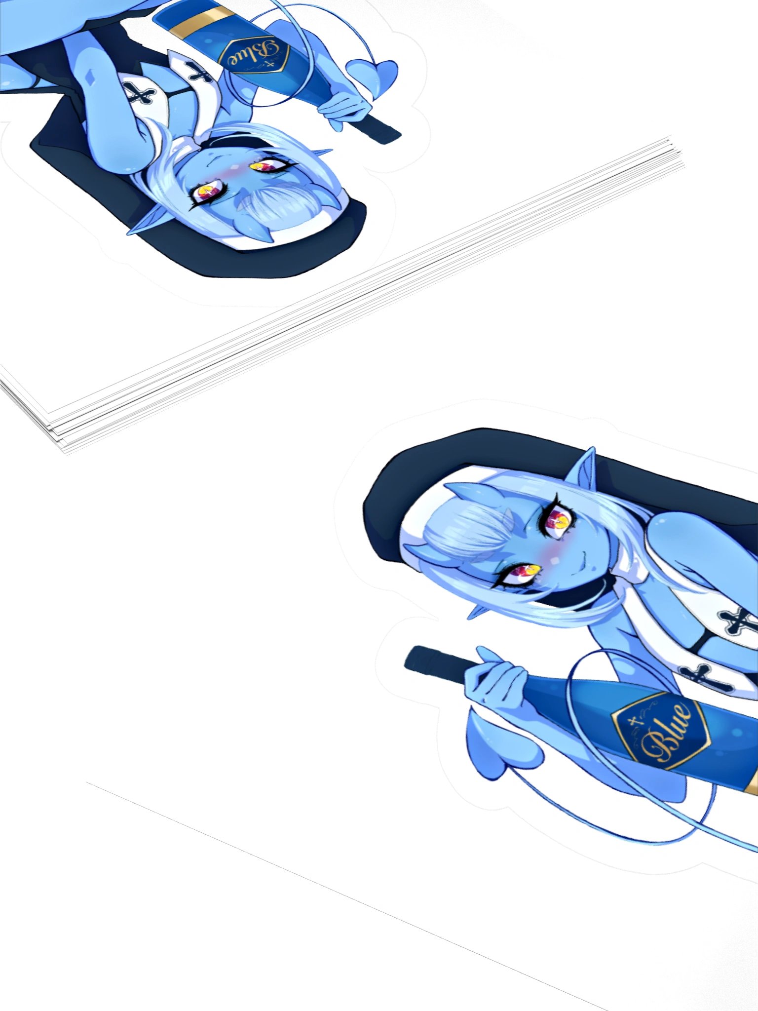 Blue Wine Sticker product image (4)