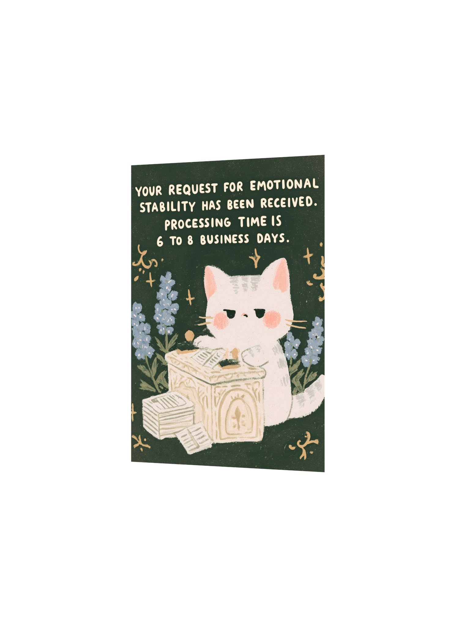 Emotional Stability Cat Poster product image (8)