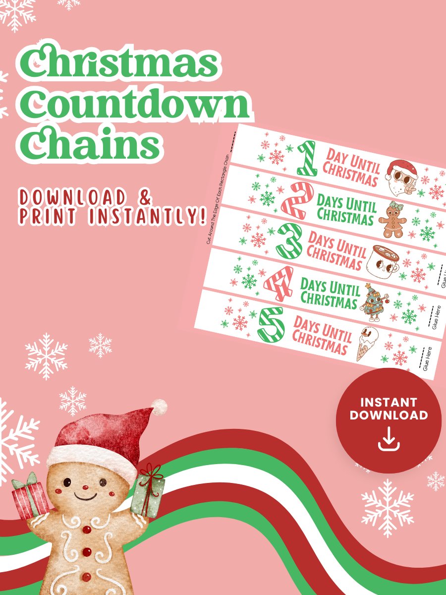 CHRISTMAS COUNTDOWN CHAINS product image (1)