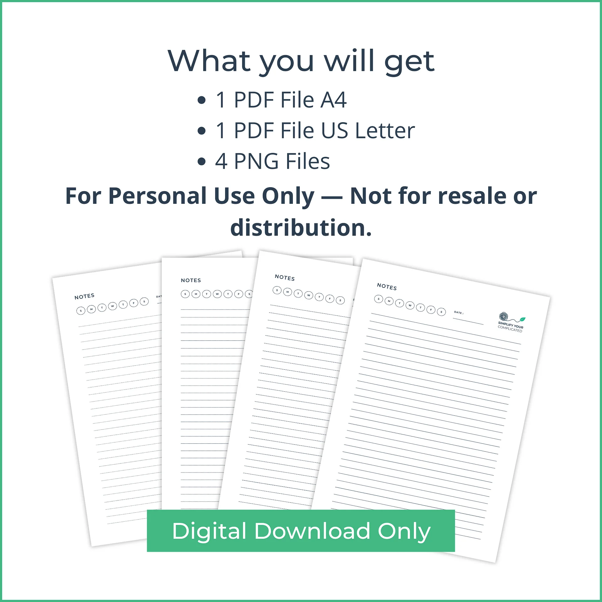 Daily Notes product image (5)